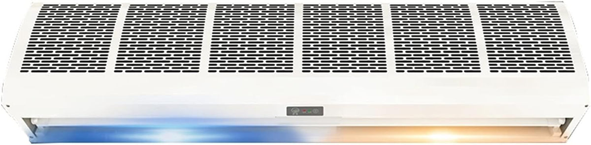 Türheizung Turmventilator, 10 m, Weiß, Luftschleier kalt und warm, an der Tür montiert, 3D-Struktur mit geringer Geräuschentwicklung