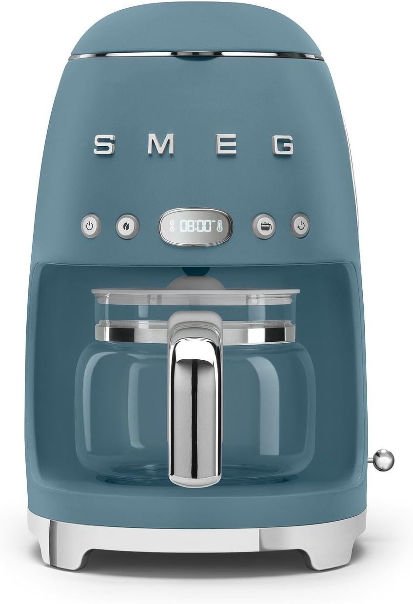 Smeg Kaffeemaschine, HxBxT 361x245x256 mm, 1050 W, Blau, DCF02SBMEU, Filter, Storm blue