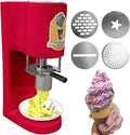 LYJIANGXIN Eismaschine, 28–30 l/Stunde, 80 W, Edelstahl, Silber, Gewerbliche Eiscreme Spaghetti Maschine