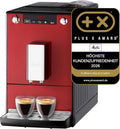 Melitta Kaffeevollautomat, Rot, Caffeo Solo E950-104, Schlanker mit Vorbrühfunktion