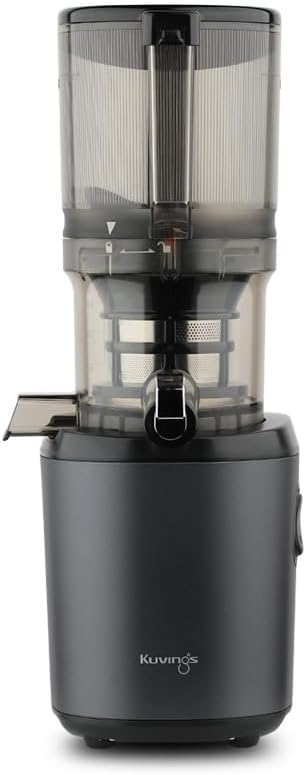 kuvings Mastizier-Entsafter mit einer Schnecke, Schwarz, Slow Juicer AUTO6