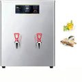 SHENGQION Heißwasserspender, 85 l, Silber, Gewerblicher Heißwasserbereiter für Gastronomie, einstellbarer (40, 100 °C)