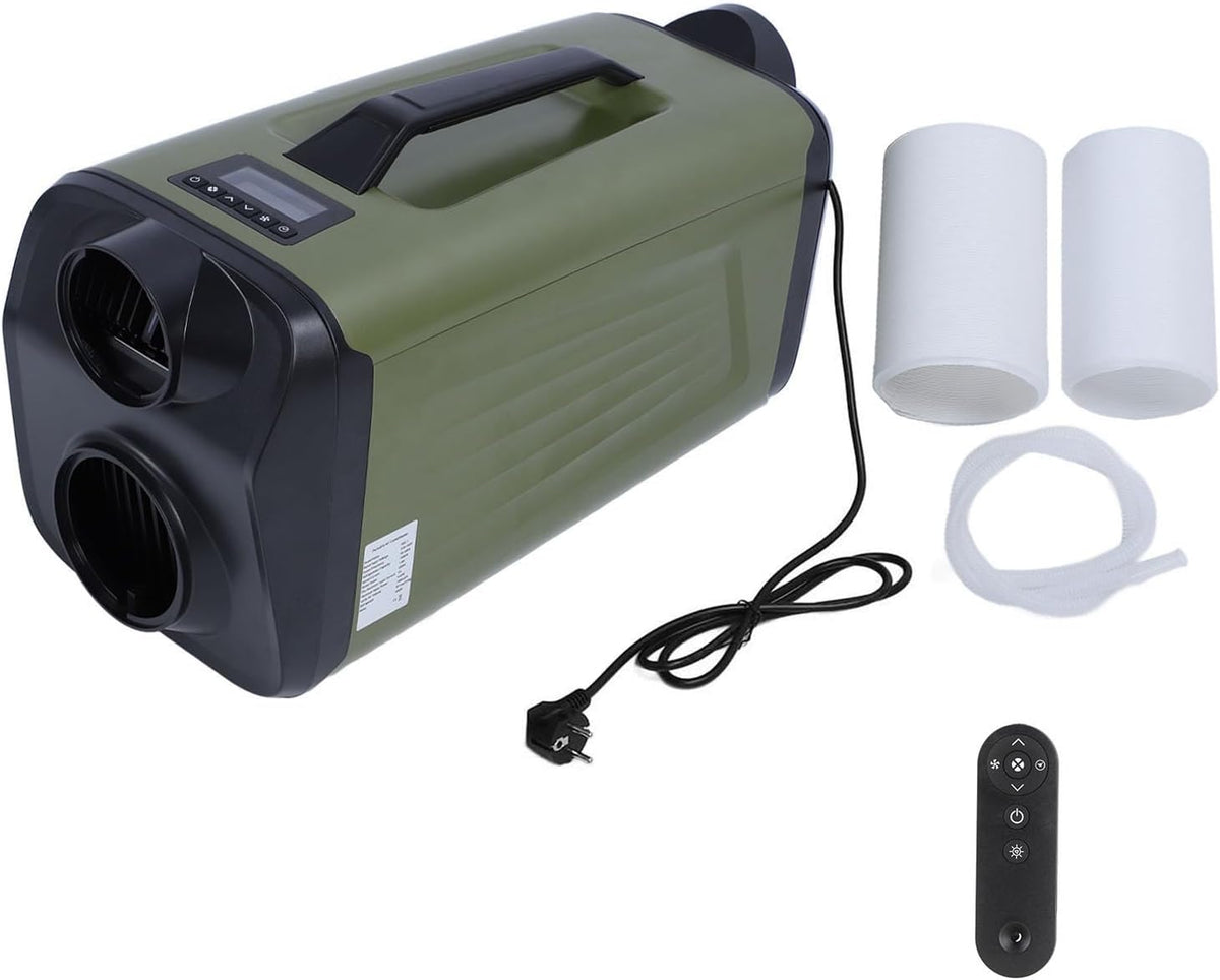 ACAGALA Mobiles Klimagerät, 220 V, 12 m, Weiß, Tragbare Klimaanlage, Kleiner Luftkühler mit Kühlung, Heizventilator