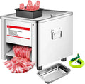 pealiritansemen Allesschneider, 850 W, 5 mm, Edelstahl., Silber, Elektrischer Fleischschneider, Professioneller Aus Edelstahl