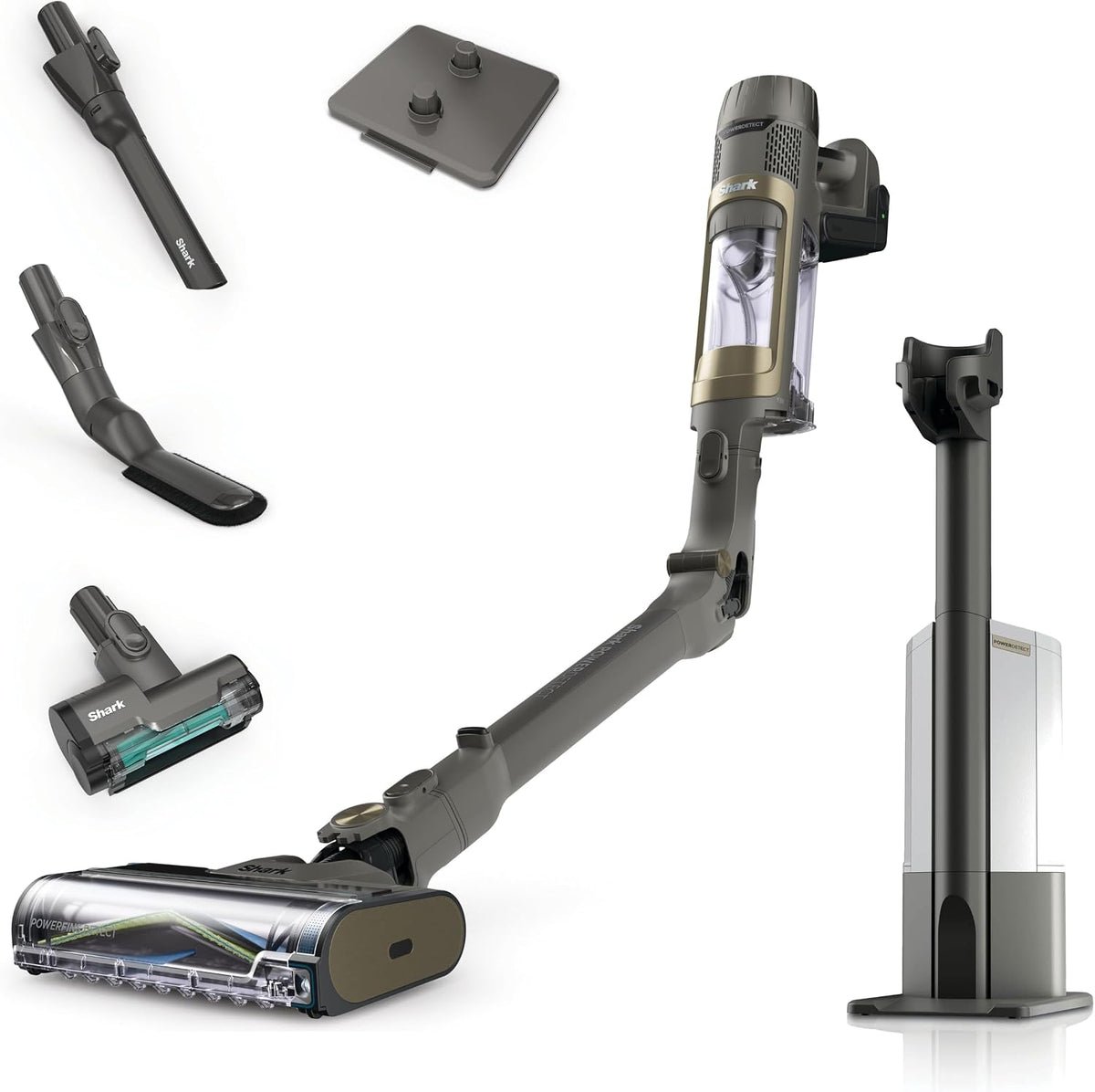 Shark Staubsauger, Schwarz, PowerDetect Clean & Empty Akku- mit Absaugstation