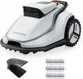 TerraMow Mähroboter, 600 m, Schwarz, V600 Set ohne Begrenzungskabel mit Garage bis ²