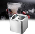WEIMILOR Eismaschine, 4–6 Sekunden pro Glas, 195 x 195 x 190 mm, 26 W, Edelstahl, Silber