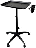 Salon Trolleys, Grau, Professioneller Friseurwagen mit Werkzeughalter, mobiler Salonwagen für Haarstyling, Haarschneiden und Friseurbedarf