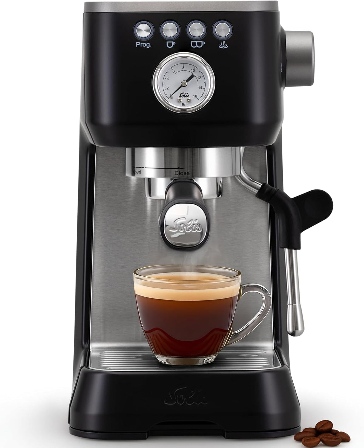 Solis Kaffeemaschine, Schwarz, Barista Perfetta Plus Espressomaschine