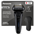 Panasonic Elektrorasierer, Schwarz, Series 900 Premium Nass- und Trocken Rasierer ES-LV6U für, 5-fach-Scherkopf mit Linearmotor und Bartdichtensensor
