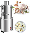 HajMyrdonyx Schäler, 30 kg/h, 200 W, Edelstahl, Silber, Elektrische Knoblauchschälmaschine, Gewerbliche Maschine Zum Schälen Ganzer Knoblauchknollen &