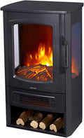 GLOW FIRE Elektrokamin, 50x80,5x38,5 cm, 2000 W, Grau, GF CORE Ember mit realistischem 3D LED-Feuer - Stand