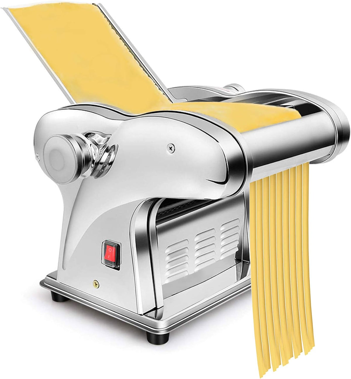 SmPinnaA Spezialgeräte, 135 W, 29,5, Schwarz/Silber, Elektrische Nudelmaschine, Vollautomatische Nudelmaschine