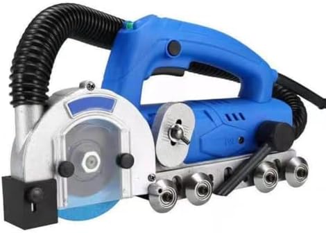 Staubsauger, 1200 W, 1,2 mm, Schwarz, Elektrische Fliesenreinigungsmaschine, Bodenspaltwerkzeug mit Staubbeutel und Sägeblatt